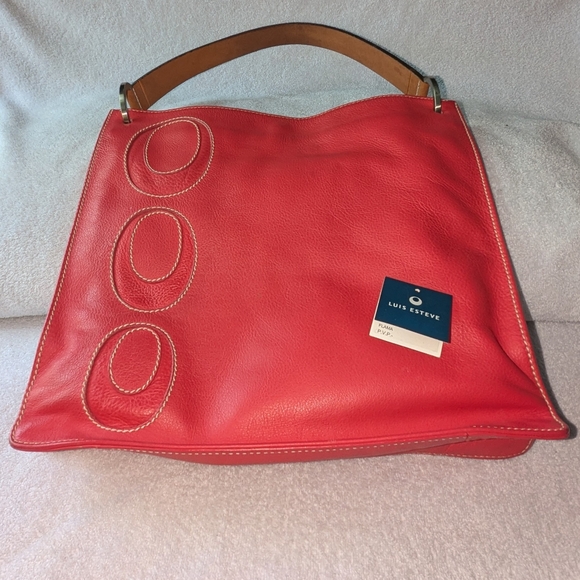 Luis Esteve red shoulder bag. - Picture 10 of 13